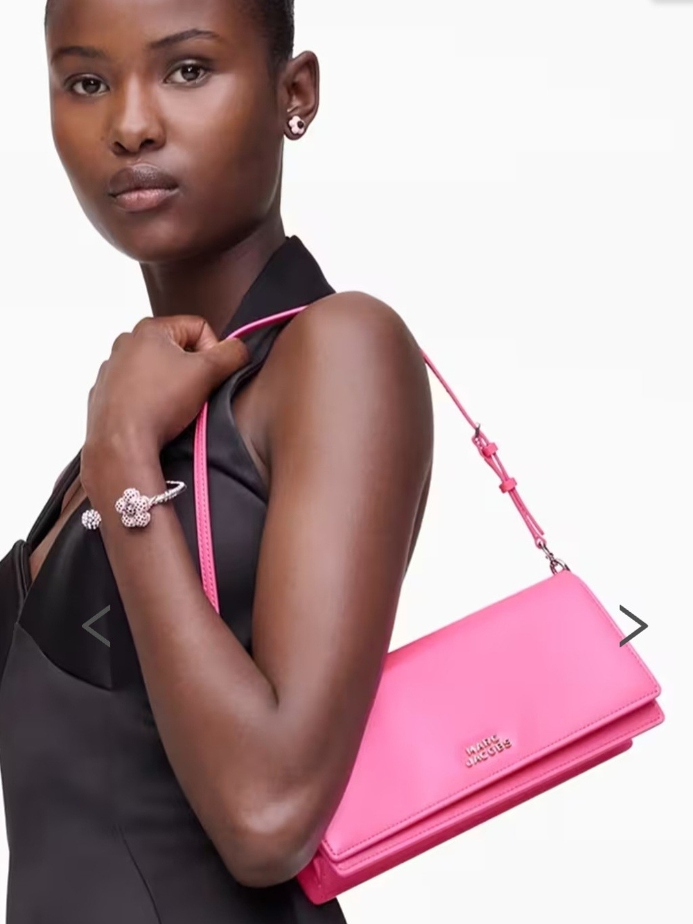 Marc Jacobs Hot Pink Leather Shoulder Bag